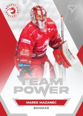 hokejová kartička 2021-22 SportZoo Tipsport Extraliga Team Power TP-01 Marek Mazanec HC Oceláři Třinec