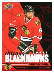 2025-26 Upper Deck Centennial Chicago Blackhawks 92 Nick Leddy