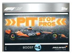 2025 Topps Turbo Attax F1  McLaren Pit Stop Pros HP 271