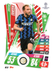 fotbalová kartička 2020-21 Topps Match Attax Champions League HU10 Christian Eriksen FC Inter Milan