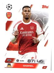 fotbalová kartička 2025-26 Topps Match Attax UCC 32 Gabriel (Arsenal)