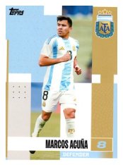 fotbalová kartička 2024-25 Topps Argentina Team Set 8 Marcos Acuña