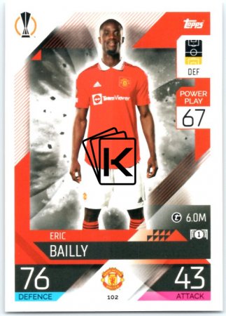 Fotbalová kartička 2022-23 Topps Match Attax UCL 102 Eric Bailly - Manchester United