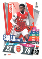 fotbalová kartička 2020-21 Topps Match Attax Champions League Extra Squad Update SU27 Eddie Nketah Arsenal