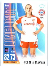 2023-24 Topps Match Attax EXTRA UEFA Club Competition UWCL Limelight 166 Georgia Stanway FC Bayern München