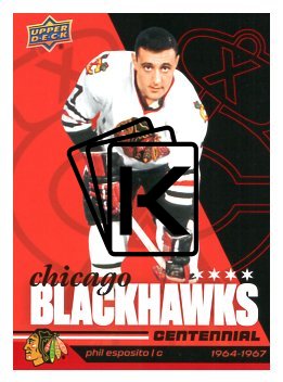 2025-26 Upper Deck Centennial Chicago Blackhawks 89 Phil Esposito