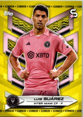 2024 Topps Superstars MLS 9 Luis Suarez Inter Miami Yellow Parallel