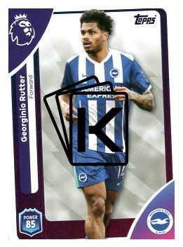 fotbalová kartička 2025-26 Topps  Premier League 86 Georginio Rutter (Brighton & Hove Albion)