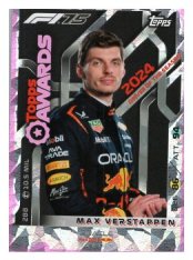 2025 Topps Turbo Attax F1 Oracle Red Bull Racing Topps Awards  288 Max Verstappen-Paralel Pink