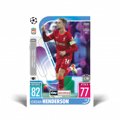 fotbalová kartička 2021-22 Topps Match Attax UEFA Champions League On Demand 004 Jordan Henderson Liverpool FC