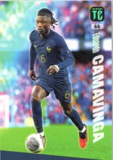 fotbalová karta Panini Top Class 55  Eduardo Camavinga (France)