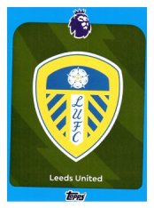 fotbalová kartička 2025-26 Topps  Premier League 325 Leeds United Logo-PARALLEL Blue