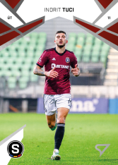 Fotbalová kartička 2024-25 SportZoo Chance Liga Serie 2 AC Sparta Praha 207 INDRIT TUCI