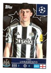 2025-26 Topps Champions League  Newcastle United 316 Tino Livramento