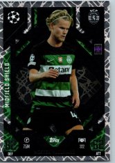 Fotbalová kartička 2024-25 Topps Match Attax EXTRA UEFA Club Competitions Midfield Shield 322 Morten Hjulmand (Sporting Clube de Portugal)