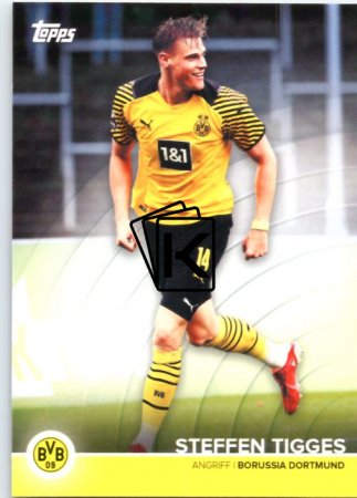 Fotbalová kartička 2021-22 Topps Borrusia Dortmund BVB ST Steffen Tigges