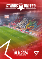 2025-26 SportZoo SK Slavia Praha Stands United SU-12 Slavia vs. Karviná 132 Let