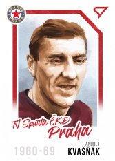 fotbalová kartička 2023 Sportzoo Dekády Portrét P-006 ANDREJ KVAŠŇÁK AC Sparta Praha