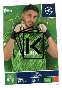 2025-26 Topps Champions League  Sporting CP 412 Rui Silva