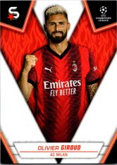 Fotbalová kartička 2023-24 Topps Superstars UEFA Club Competitions 8 Olivier Giroud (AC Milan)