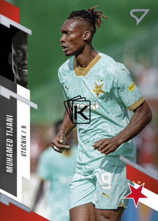 fotbalová kartička 2023-24 SportZoo Fortuna Liga 29 Muhamed Tujani SK Slavia Praha