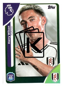 fotbalová kartička 2025-26 Topps  Premier League 156 Harry Wilson (Fulham)