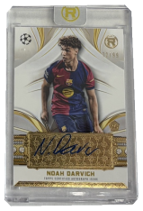 autographed card 2024-25 Topps Reverence UEFA Club Competitions RA-ND Noah Darvich Auto 22/99