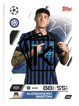fotbalová kartička 2025-26 Topps Match Attax UCC 255 Alessandro Bastoni (FC Internazionale Milano)