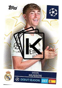 2025-26 Topps Champions League Real Madrid C.F. 386 Dean Huijsen