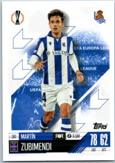 fotbalová kartička 2024-25 Topps Match Attax UEFA Club Competitions 283 Martin Zubimendi (Real Sociedad de Futbol)