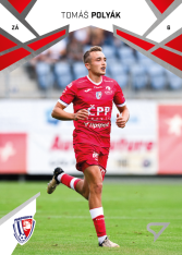 Fotbalová kartička 2024-25 SportZoo Chance Liga Serie 2 FK Pardubice 314 TOMÁŠ POLYÁK