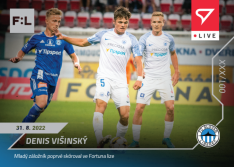 fotbalová kartička SportZoo 2022-23 Live L-030 Denis Višinský FC Slovan LIberec /34