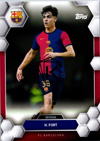 fotbalová kartička 2024-25 Topps FC Barcelona Fan Set 2 Héctor Fort
