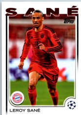 fotbalová kartička 2024-25 Topps UEFA Club Competitions Flagship 141 Leroy Sané FC Bayern Munchen