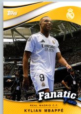 fotbalová kartička 2024-25 Topps Real Madrid CF Fan Set Fanatics Fans FF-4 Kylian Mbappé