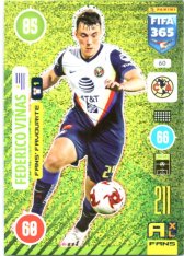 fotbalová karta Panini Adrenalyn XL FIFA 365 2021 Fans´ Favourite 60 Federico Viñas Club América