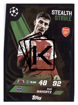 fotbalová kartička 2025-26 Topps Match Attax UCC 443 Kai Havertz (Arsenal)