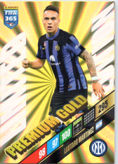 fotbalová karta Panini FIFA 365 2024 Adrenalyn XL LEPG-LM Lautaro Martínez FC Inter Milán Limited Edition Premium Gold