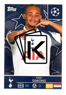 2025-26 Topps Champions League  Tottenham Hotspur 446 Xavi Simons
