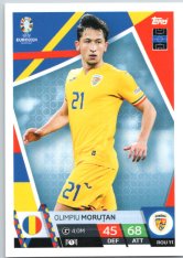 fotbalová karta Topps Match Attax EURO 2024 ROM11 Olimpiu Moruţan (Romania)