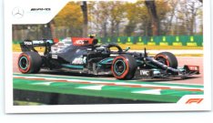 samolepka 2021 Topps Formule 1 Widescreen 31 Valtteri Bottas Mercedes