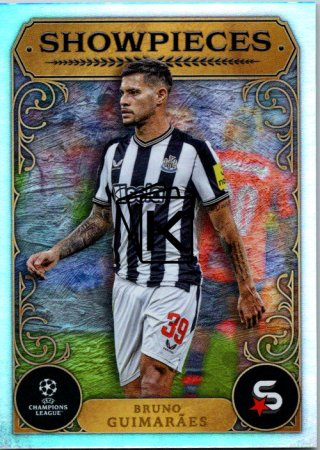 Fotbalová kartička 2023-24 Topps Superstars UEFA Club Competitions Showpieces 20 Bruno Guimarães (Newcastle United)