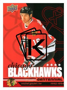 2025-26 Upper Deck Centennial Chicago Blackhawks 82 Michel Goulet