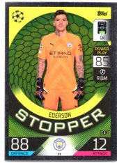 Fotbalová kartička 2022-23 Topps Match Attax UCL Stopper 11 Ederson - Manchester City