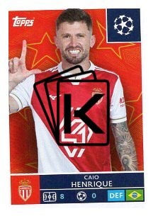 2025-26 Topps Champions League AS Monaco FC 73 Caio Henrique
