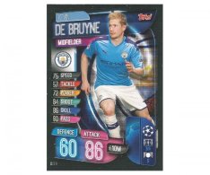 Fotbalová kartička 2019-2020  Topps Champions League Match Attax - Manchester City - Kevin De Bruyne 9