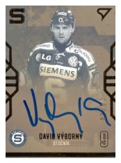 Podepsaná Hokejová kartička SportZoo 2022-23 Klub Legend KL-DV David Výborný HC Sparta Praha