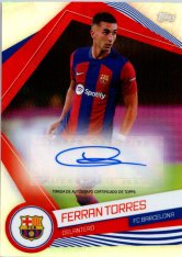 2023-24 Topps FC Barcelona Fan Set BA-FT Ferran Torres Auto