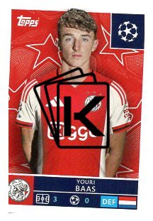 2025-26 Topps Champions League AFC Ajax 46 Youri Baas