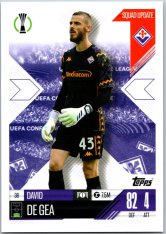 Fotbalová kartička 2024-25 Topps Match Attax EXTRA UEFA Club Competitions Squad Update 38.  David De Gea (ACF Fiorentina)